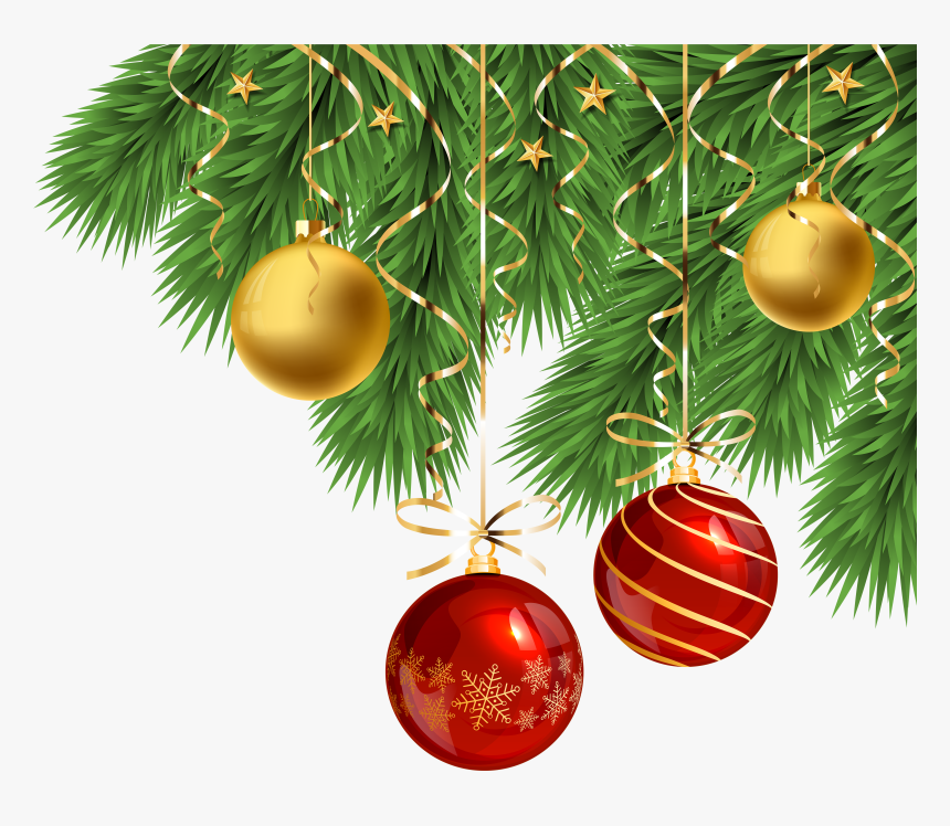 Graphic Freeuse Download Balls Decoration Png Clip - Christmas Decoration Png, Transparent Png