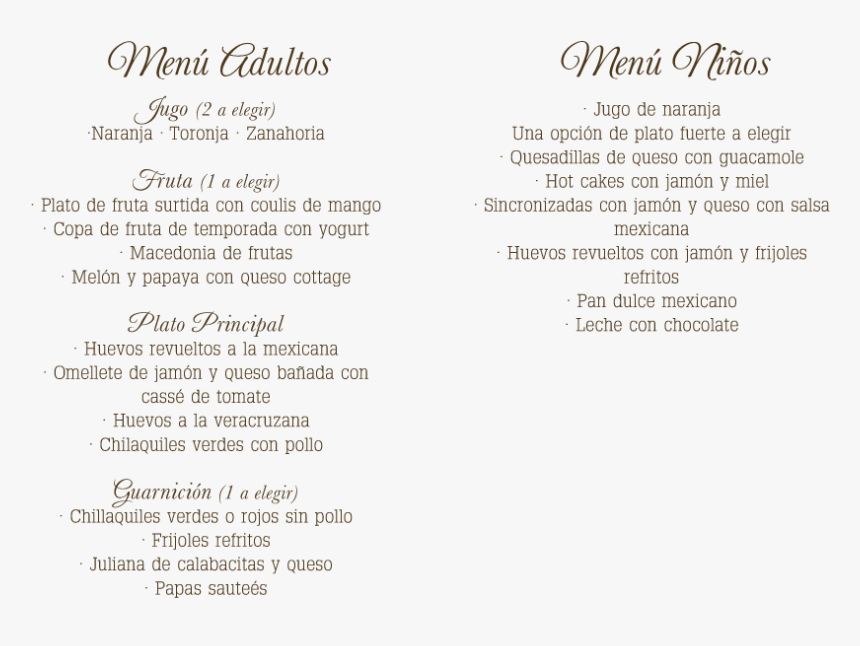 Website Bautizos2 - Ejemplos De Menus Para Bautizo, HD Png Download