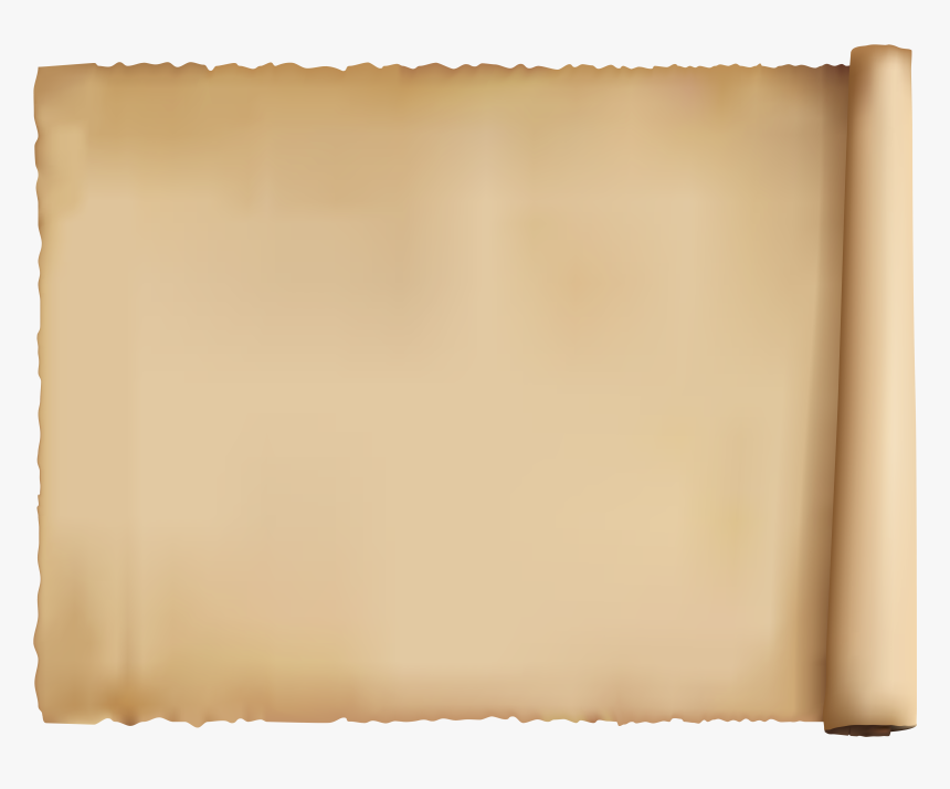 Scroll Old Paper Png, Transparent Png