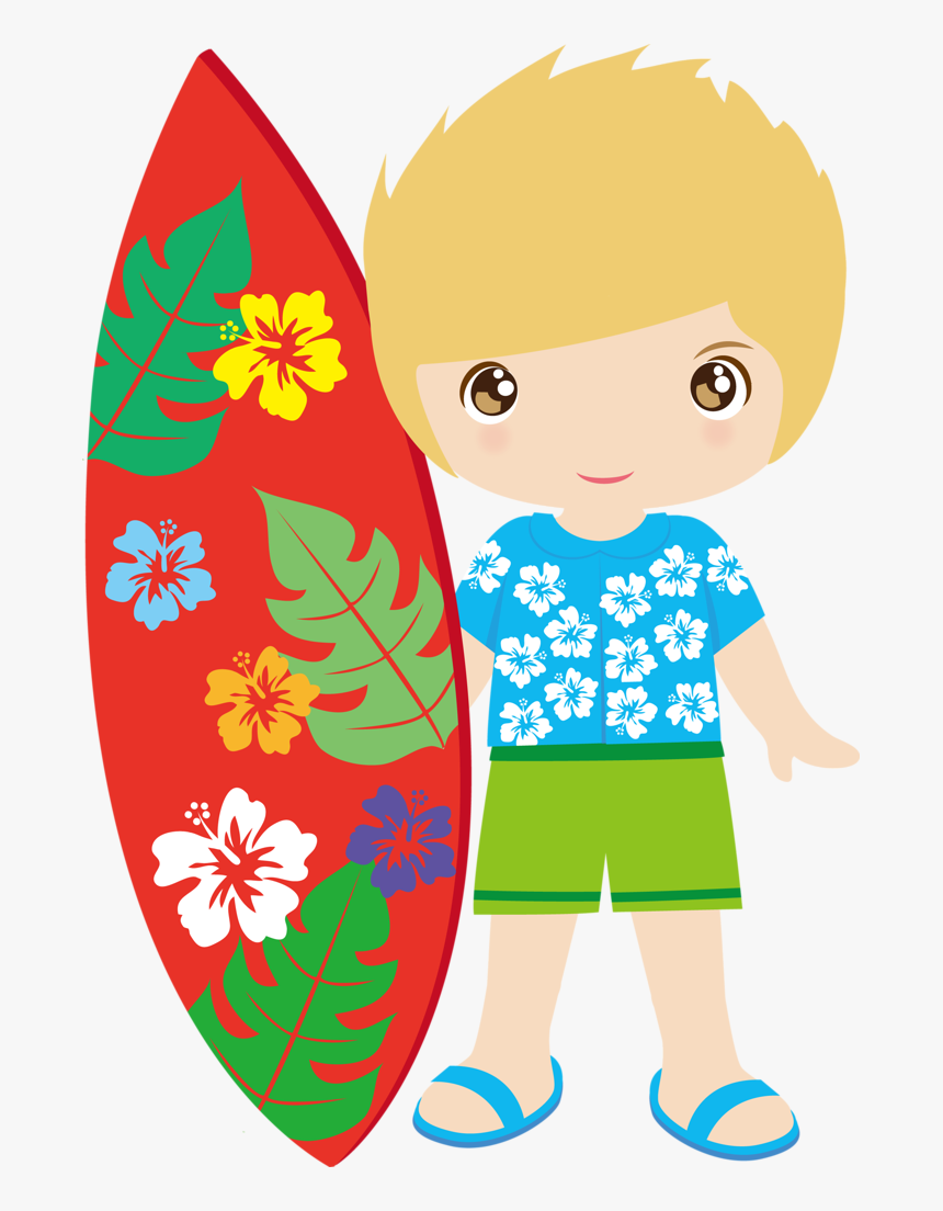 Hawaiian Beach Clipart - Hawaiian Boy Clipart Png, Transparent Png