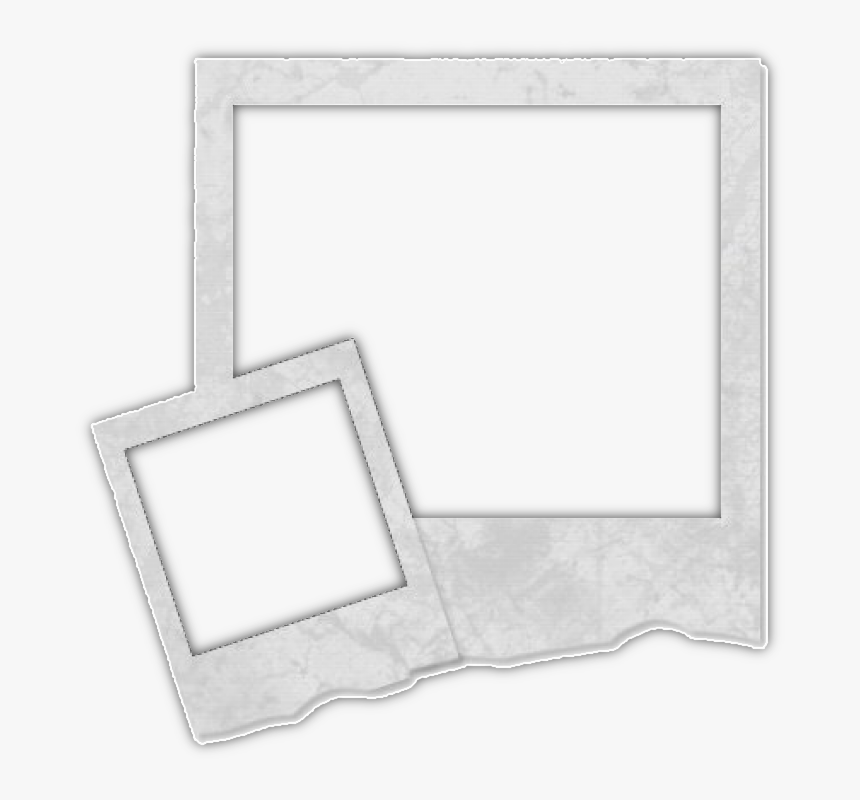 Torn Gray Grey Polariod Overlay Freetoedit - Picture Frame, HD Png Download