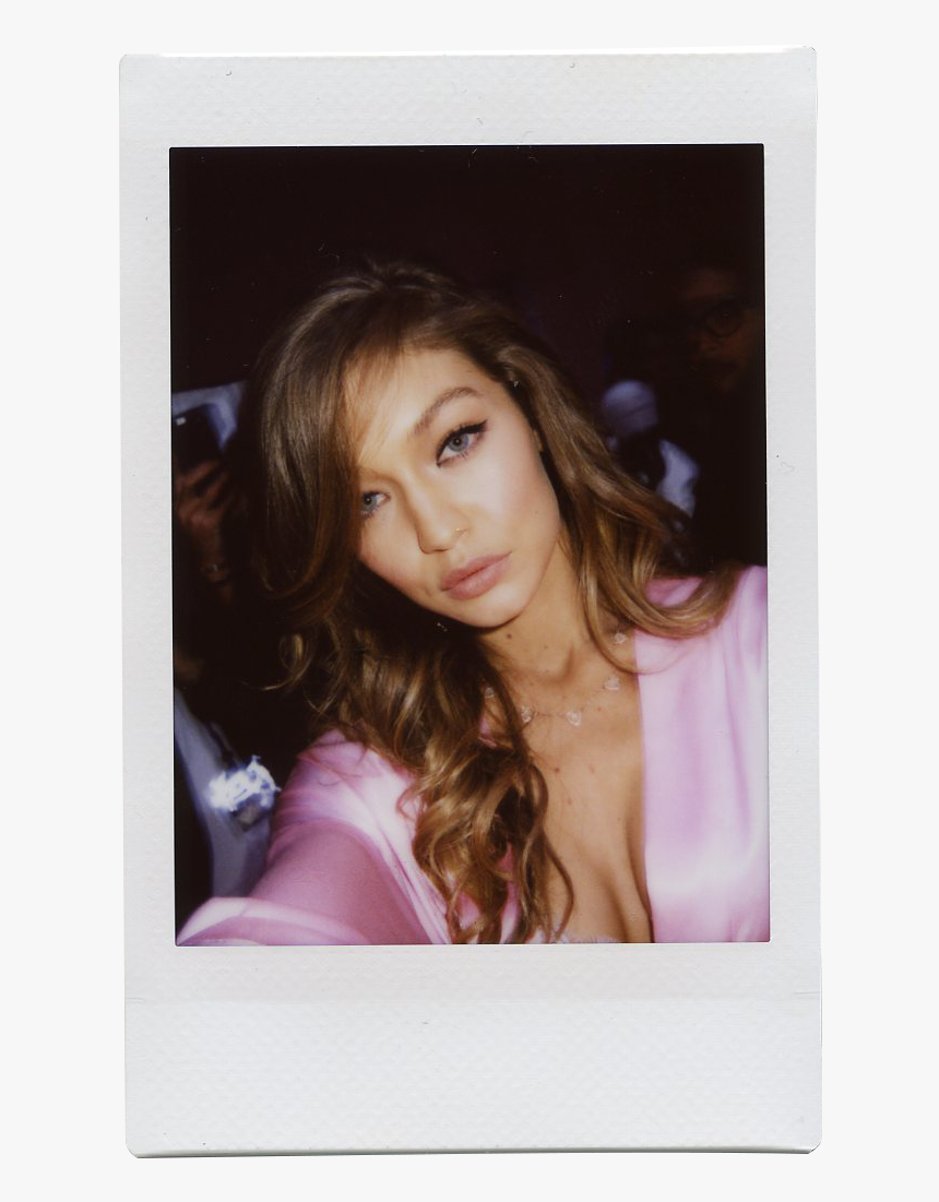 Gigi Hadid Victoria's Secret Polaroid, HD Png Download