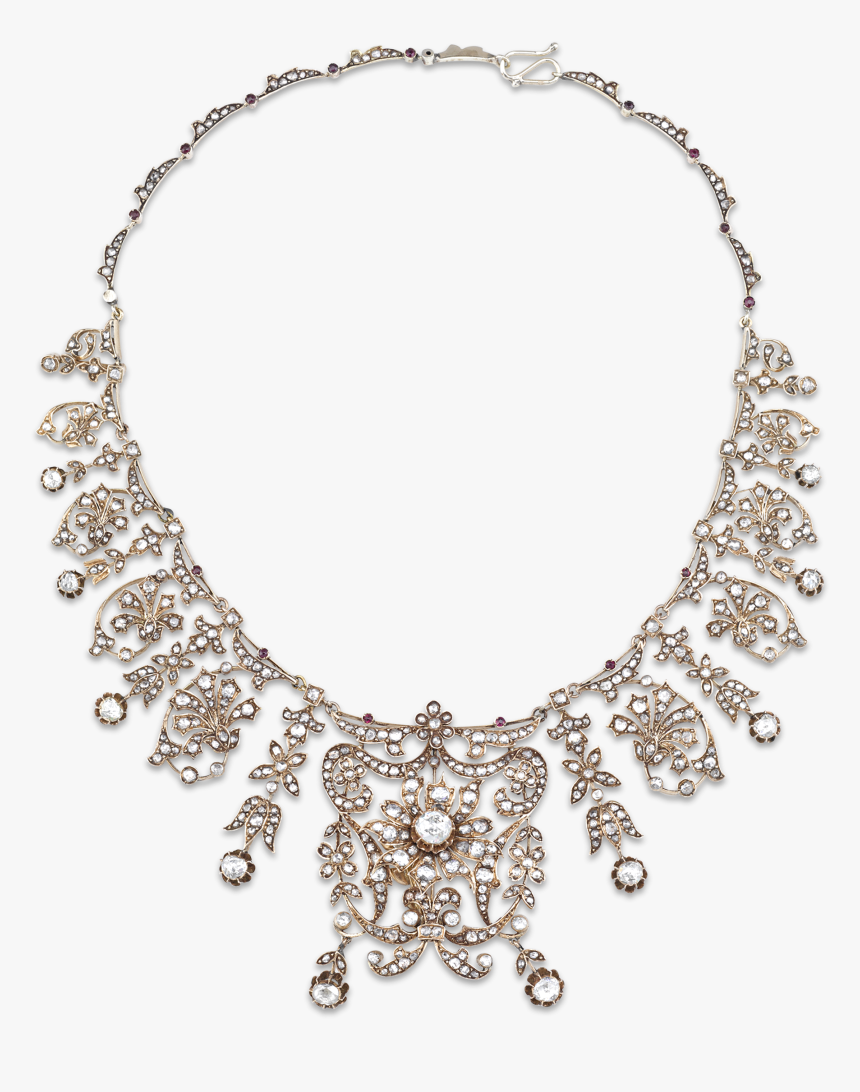 Ottoman Empire Diamond Necklace - Diamond Necklace Png, Transparent Png