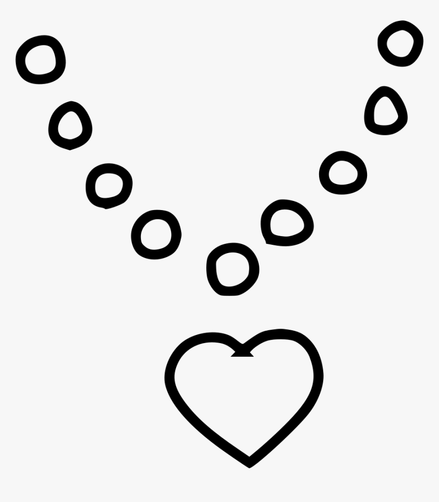 Diamond Necklace Ring Heart Pendant Gift - Heart, HD Png Download