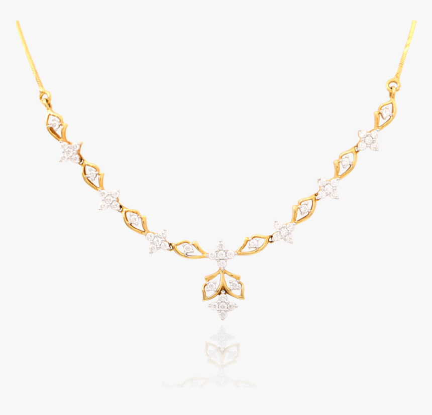 Spectacular Floral Diamond Necklace - Necklace, HD Png Download