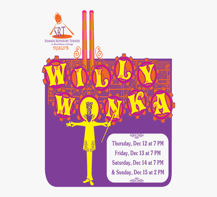 Roald Dahl S Willy Wonka At Summer Repertory Theatre, HD Png Download