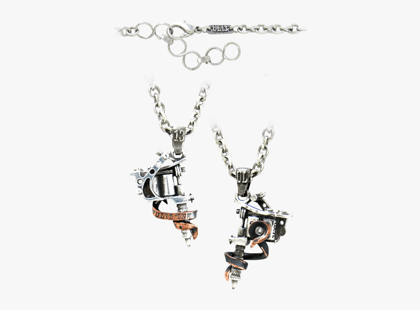 Tattoo Gun Necklace - Tattoo Machine, HD Png Download