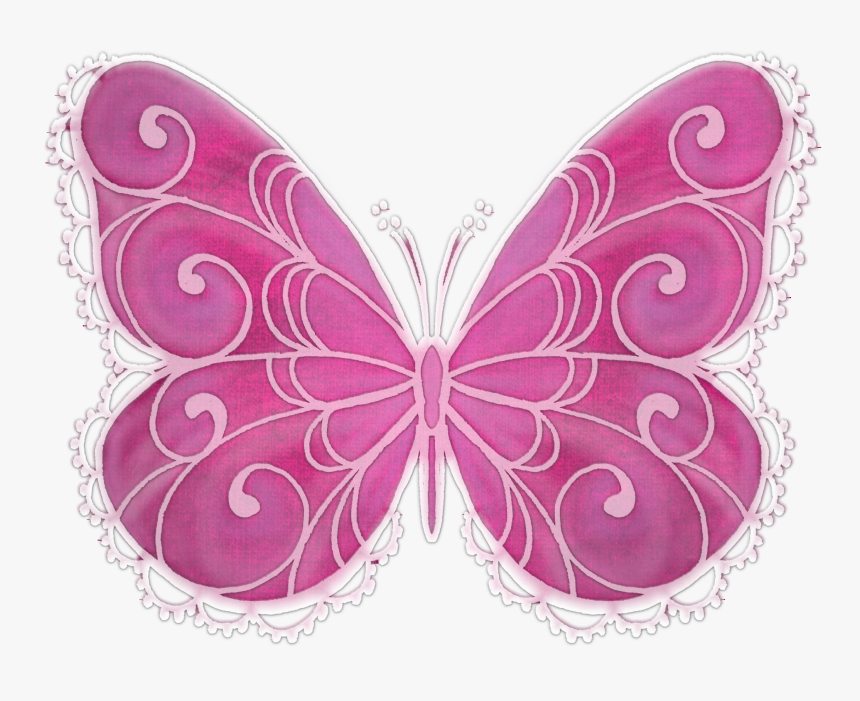 Love Word With Butterfly, HD Png Download
