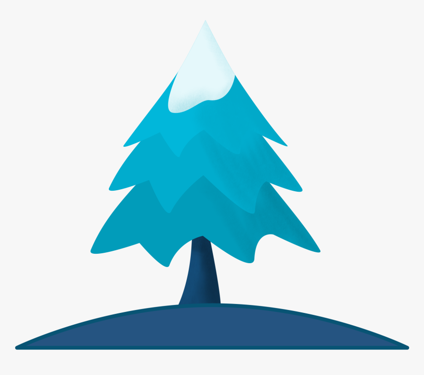 Winter Trees Plants Decorative Elements Png And Psd - Illustration, Transparent Png