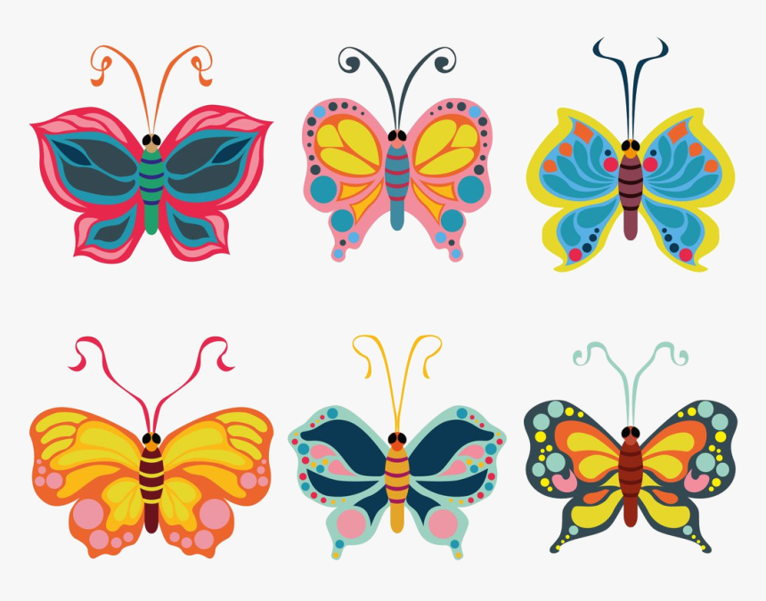 Butterfly Beautiful Clipart Vector Art Graphics Transparent - Butterfly Clipart, HD Png Download