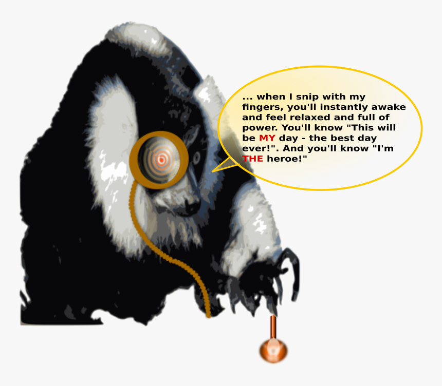 Lemur Hypnotising - Lemur Humanized, HD Png Download