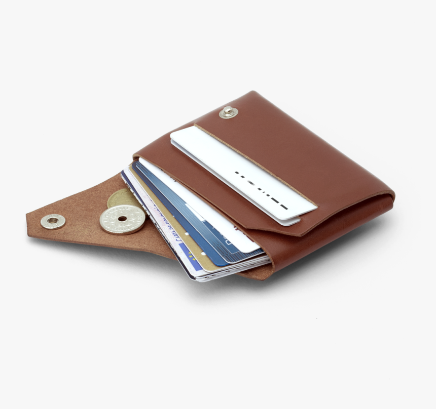 Leather Wallet Handmade In Denmark 
 Src //cdn - Lemur Fold Wallet, HD Png Download