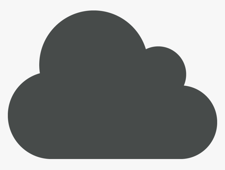 Transparent Dark Heart Png - Nuvem Cinza Png, Png Download