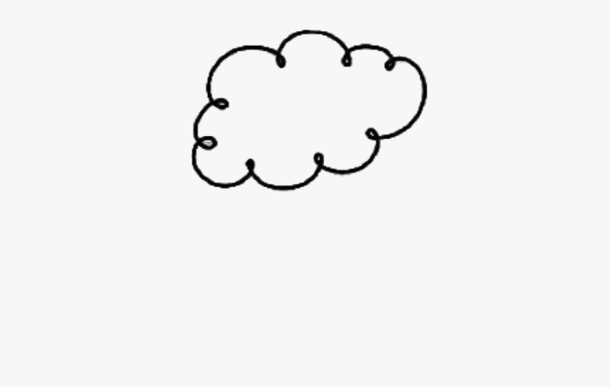 #nuvem #preto #tumblr #freetoedit - Nuvem Preto E Branco Png, Transparent Png