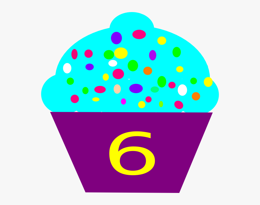Computer Clipart Happy Birthday - 6 Birthday Cake Clip Art, HD Png Download