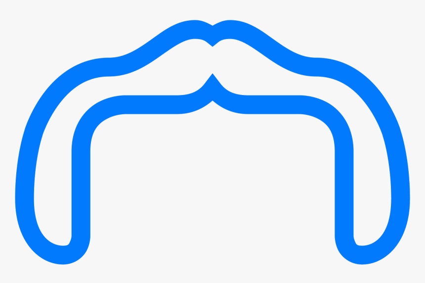 Vector Mustache Horseshoe, HD Png Download