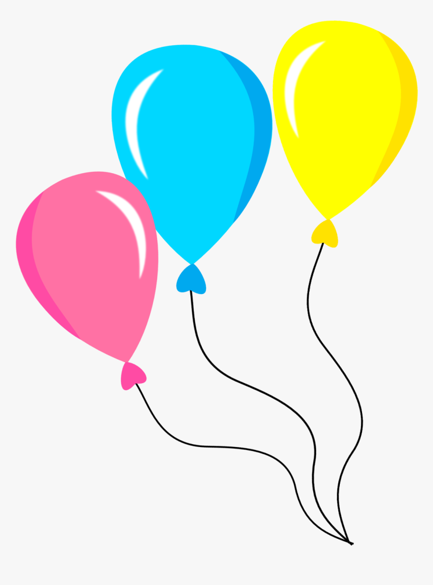 Png Balão De Festa Em Desenho, Transparent Png