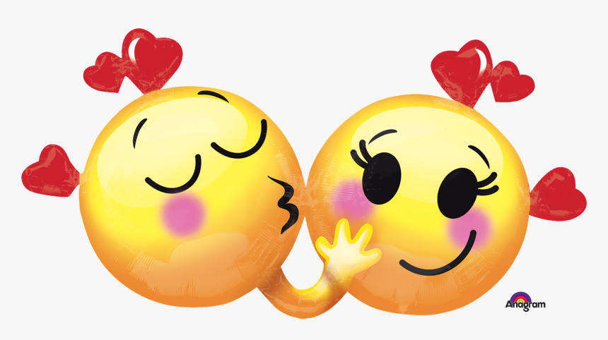 Emoticons In Love Balloon - Emoji For Your Wife, HD Png Download