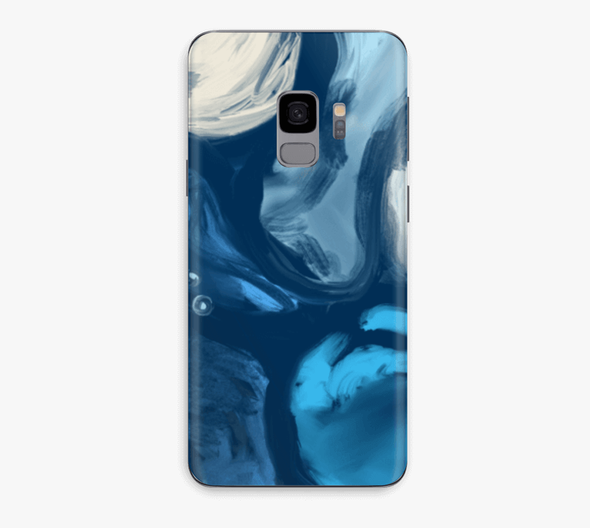 Ondas Azules Vinilo Galaxy S9 - Manta Ray, HD Png Download