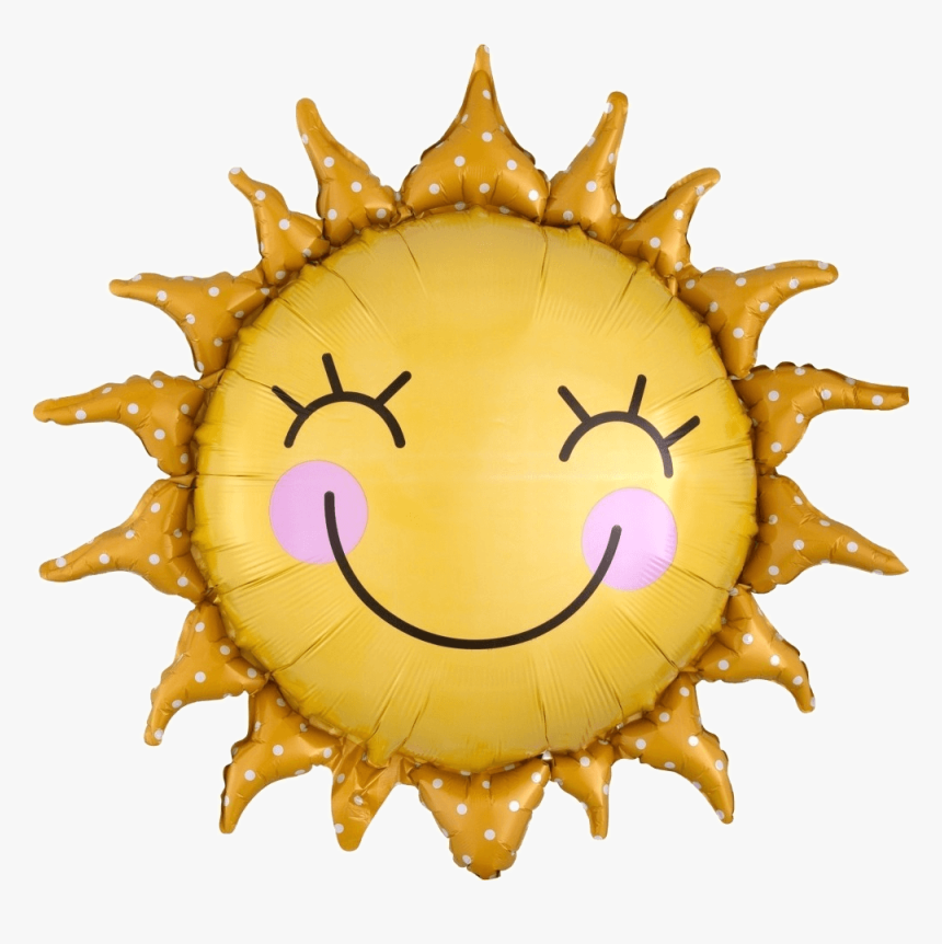 Smiley Sunshine Sun Balloon Weather Summer Instaballoons - Sunshine Balloon, HD Png Download
