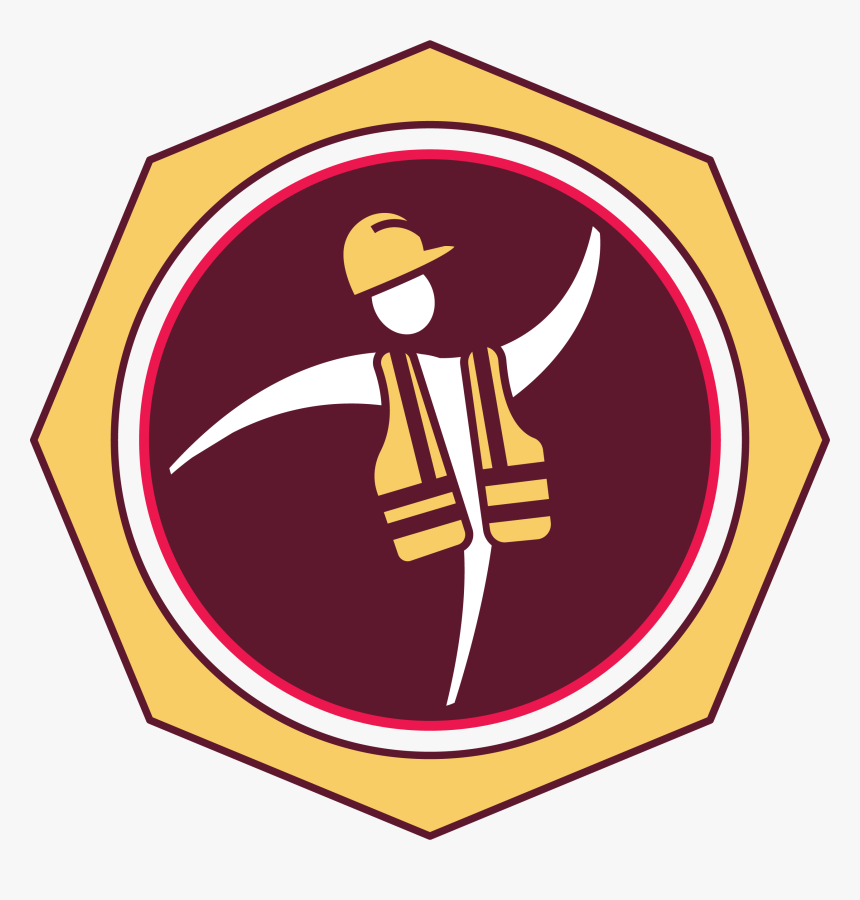 Construction Person Wristband Logo@300x - Emblem, HD Png Download