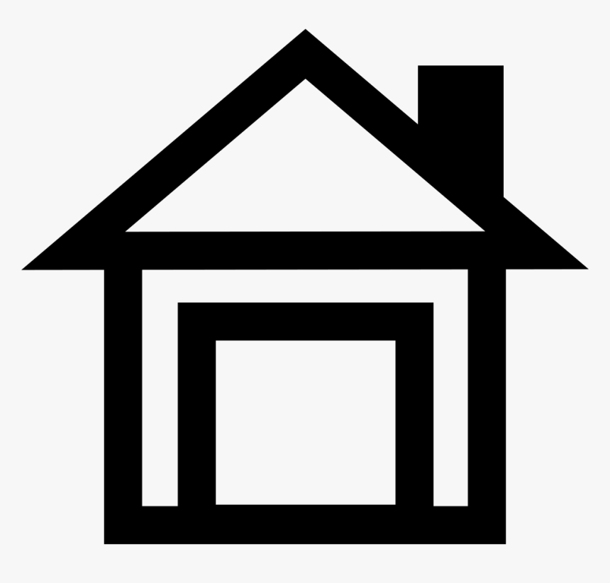 House With Big Door - House Icon Big Png, Transparent Png