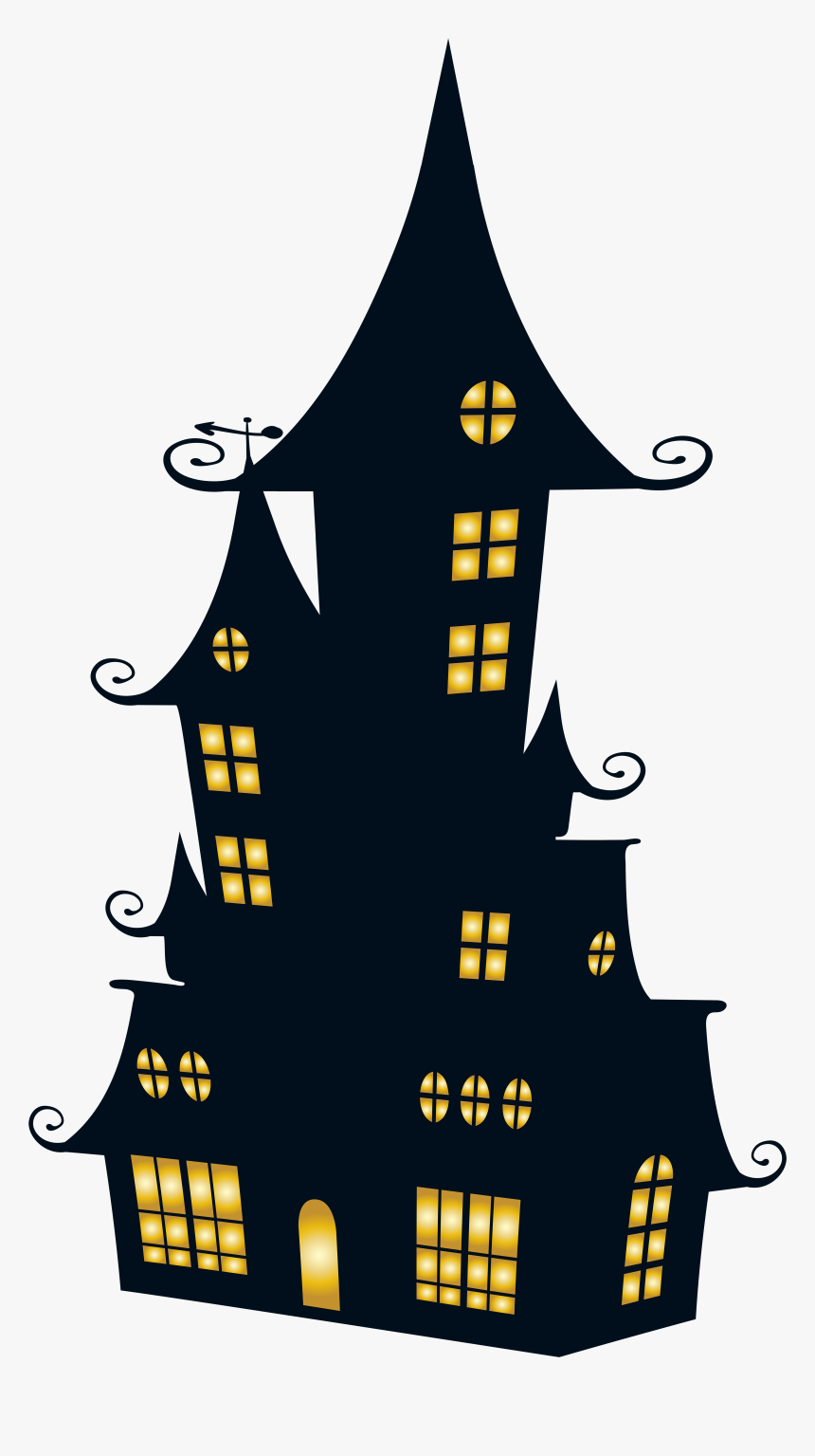 Halloween House Png - Halloween House Art Png, Transparent Png