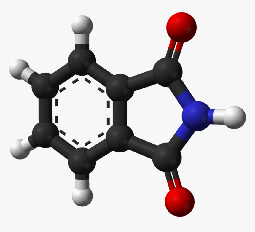 By Ben Mills [public Domain], Via Wikimedia Commons - Phthalic Anhydride 3d, HD Png Download