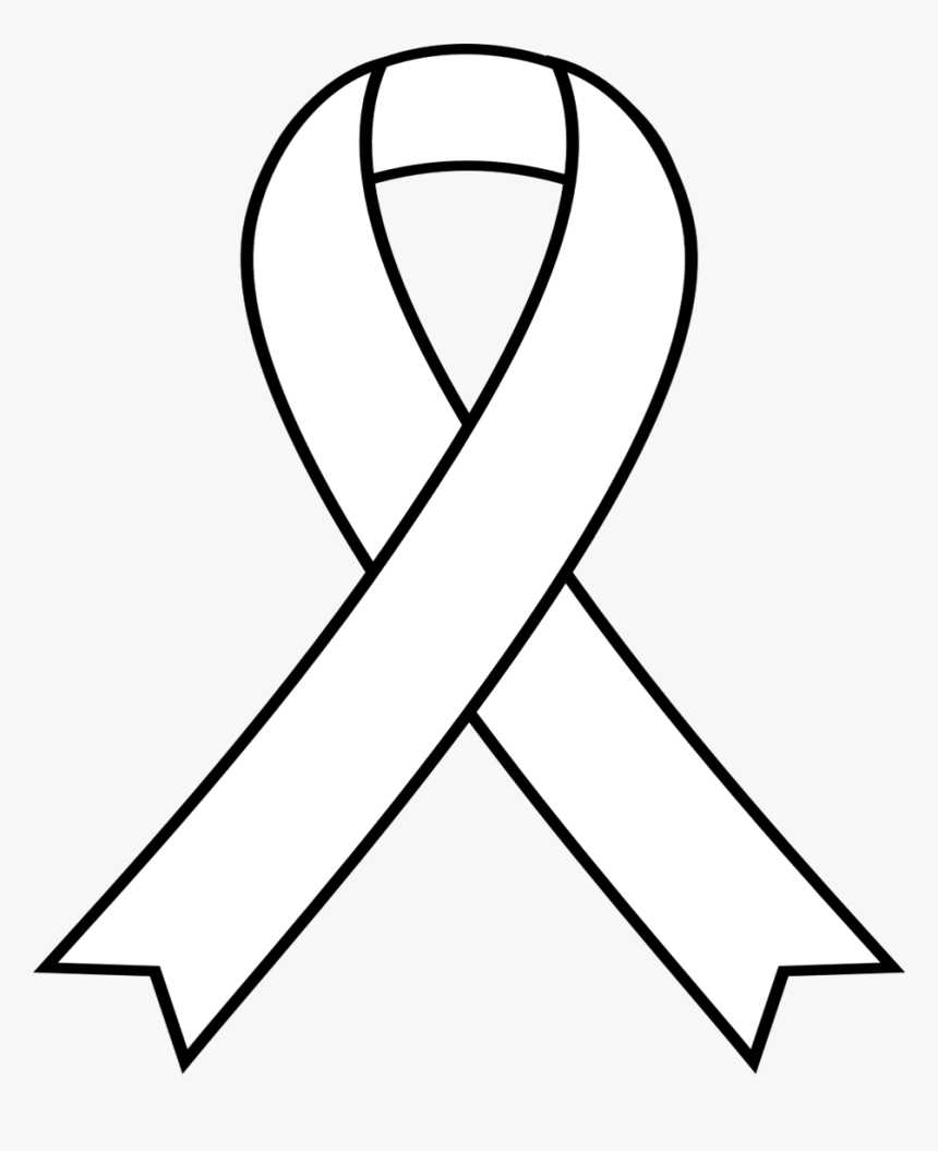 White Ribbon Meaning, HD Png Download
