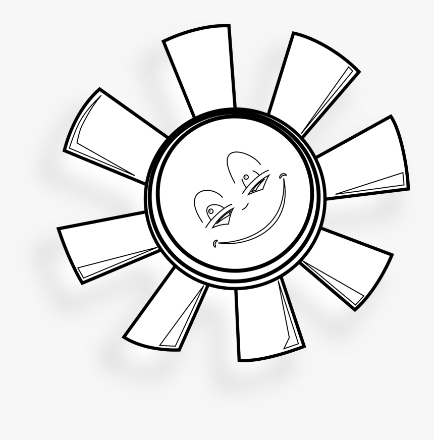 Photos Of Sun Black And White Clip Art - Circle, HD Png Download