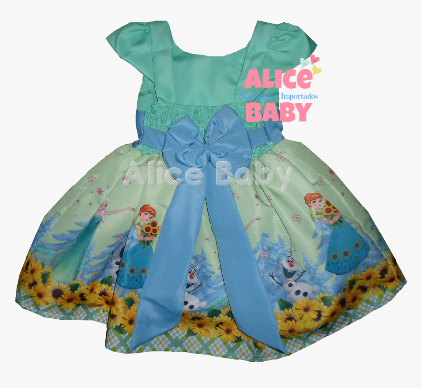 Vestido Da Frozen Primavera, HD Png Download