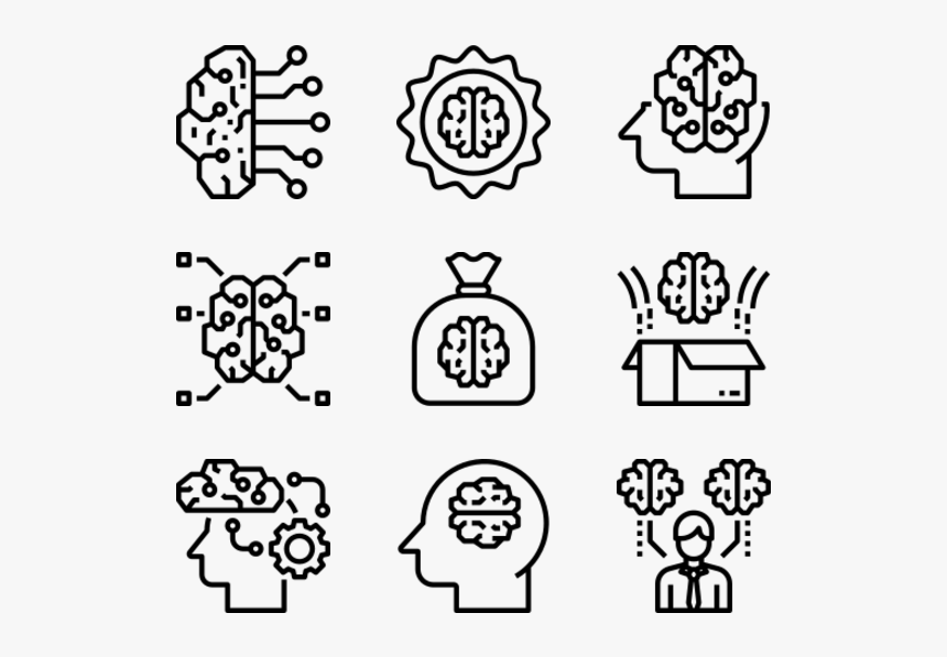 Brain Concept - Pirate Icons Png, Transparent Png