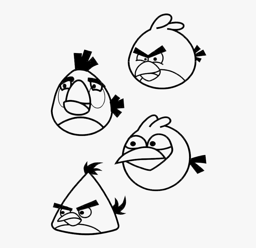 3d Angry Birds Printable Coloring Pages LucyaxWhitney