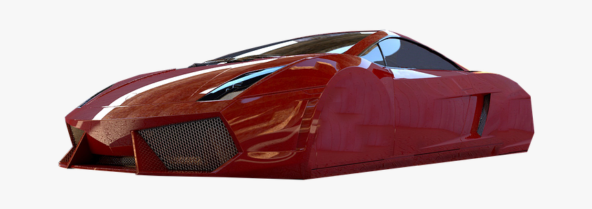 Fantasy, Glider, Flies, Science Fiction, Vehicle, Red - Sci Fi Car Png, Transparent Png