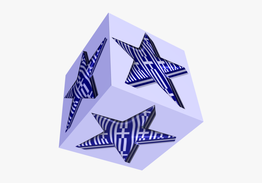 3d Plastic Greek Cube - Cubo 3d Transparent Gif, HD Png Download