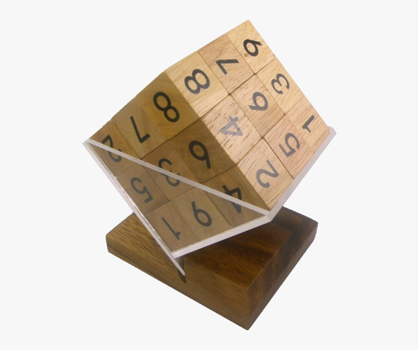 3d Wooden Sudoku Cube - 3d Puzzles Lvl 10, HD Png Download
