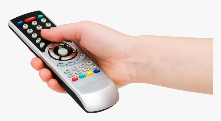 Transparent Remote Png - Remote Control Hand Png, Png Download ...