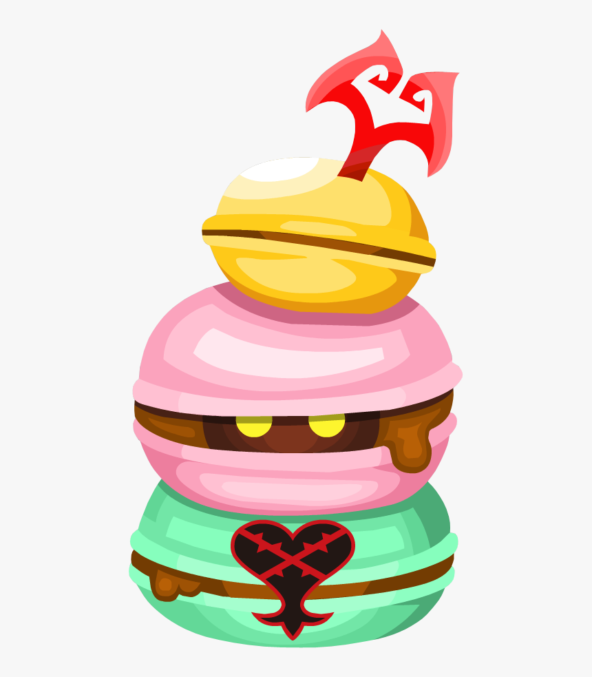 Bitter Macaron Khx - Kingdom Hearts Macarons, HD Png Download