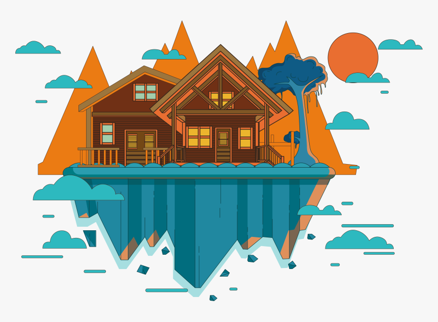 Royalty Free Adobe Clipart Egyptian House - House Illustrator Vector, HD Png Download