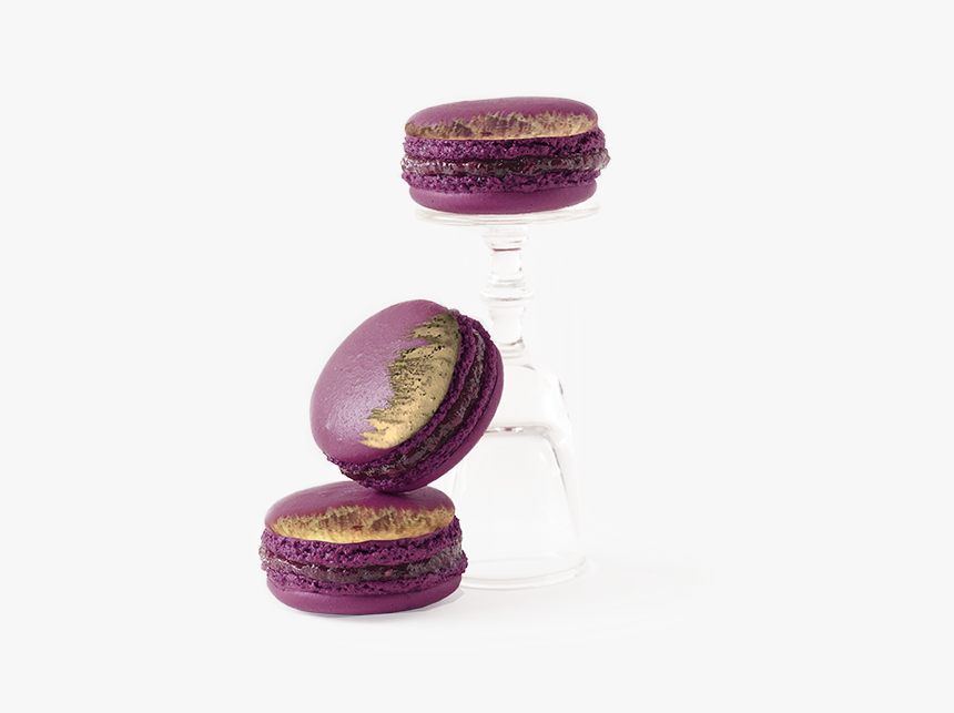 Chestnut - Dark Violet Color Macarons, HD Png Download