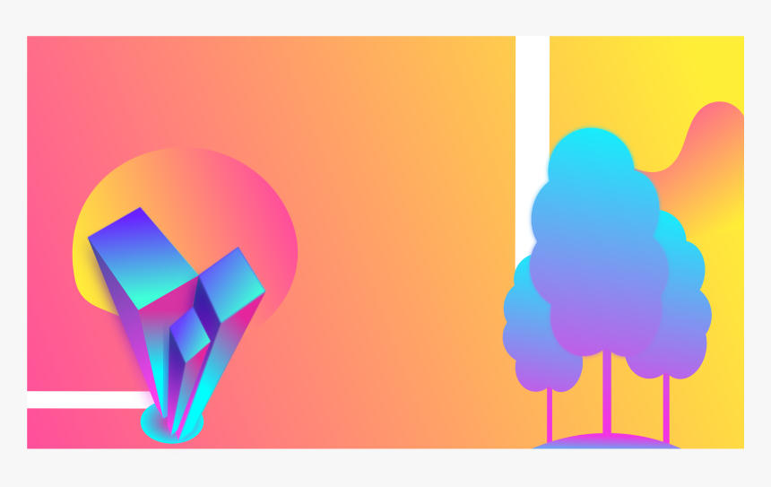 Abstract Vector City City Digital Illustration Vector - Abstract Art On Inkscape, HD Png Download