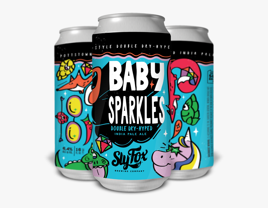 Sly Fox Baby Sparkles Double Dry Hyped Pottstown Style - Caffeinated Drink, HD Png Download