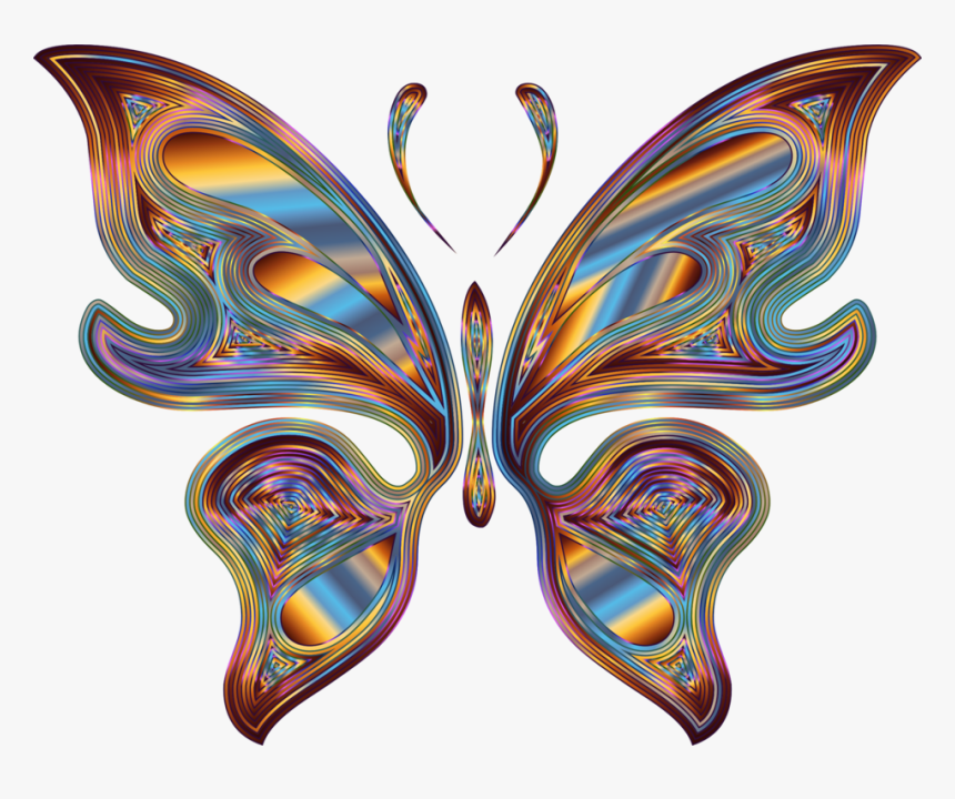 Monarch Butterfly Drawing Insect Cc0 - Rainbow Butterfly Png Png, Transparent Png