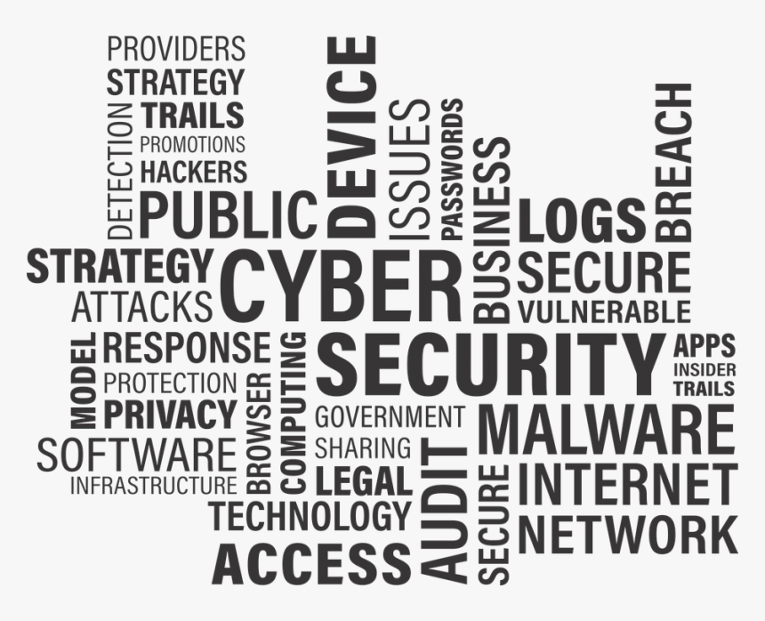 3 Clear Signs Your System Has Been Hacked - Cyber Security Black And White, HD Png Download