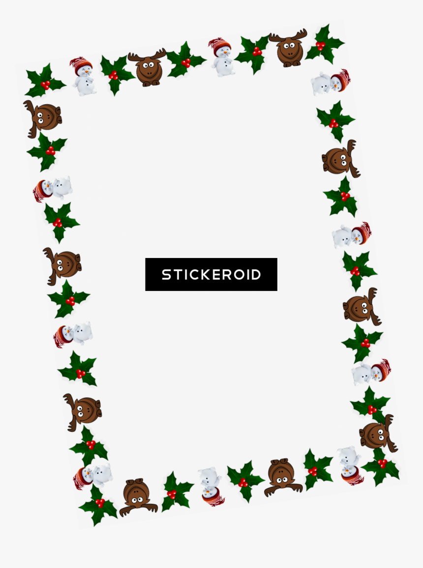 Frame Border Xmas - List Do Swietego Mikolaja, HD Png Download