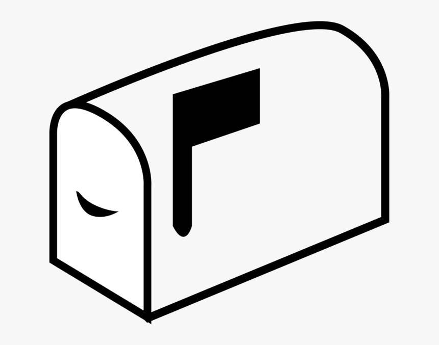 Line Art,angle,area - Mailbox Clip Art, HD Png Download