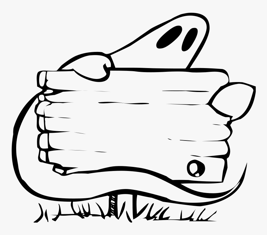 Ghost Free Stock Photo Illustration Of A Ghost Behind - Halloween Sign Clipart, HD Png Download