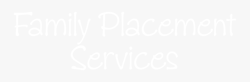 Family Placement Services - Johns Hopkins Logo White, HD Png Download
