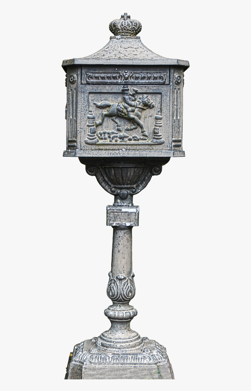 Mailbox Letter Boxes Post Mail Box Free Photo - Iron Mailbox Man On Horse, HD Png Download