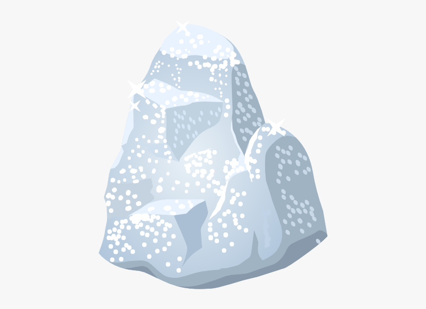 Proto Sparkly Rock Svg Clip Arts - Pedra De Neve Png, Transparent Png